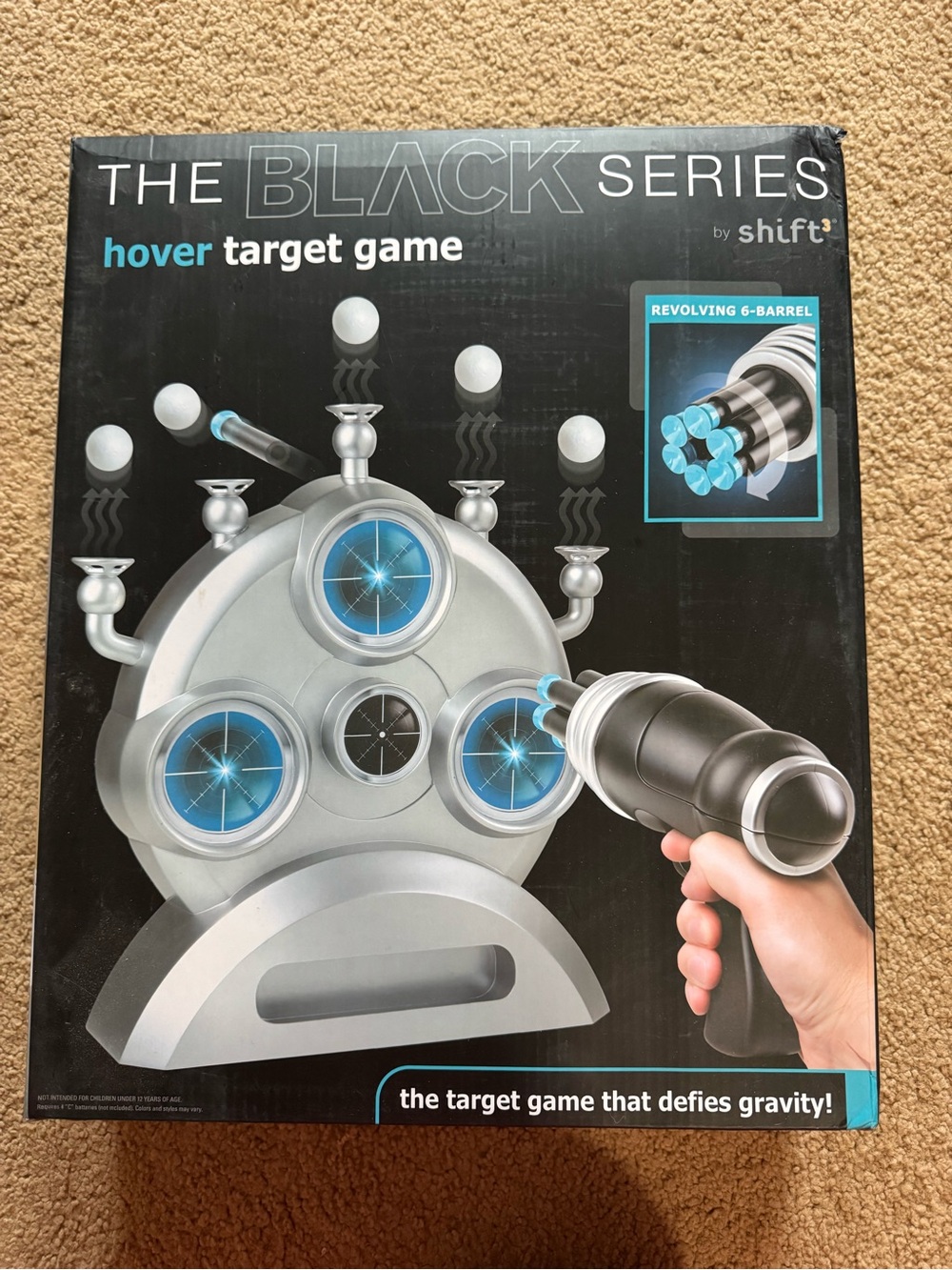 SHIFT3 The Black Series Hover Target Game - Silver/Black